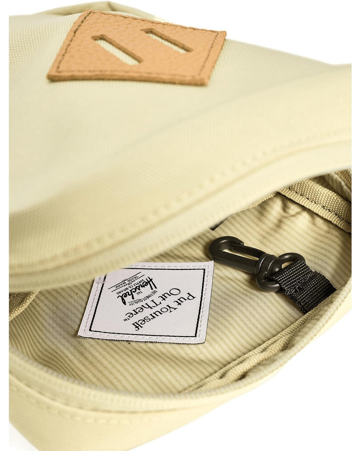 Herschel Heritage Crossbody — interior with key clip