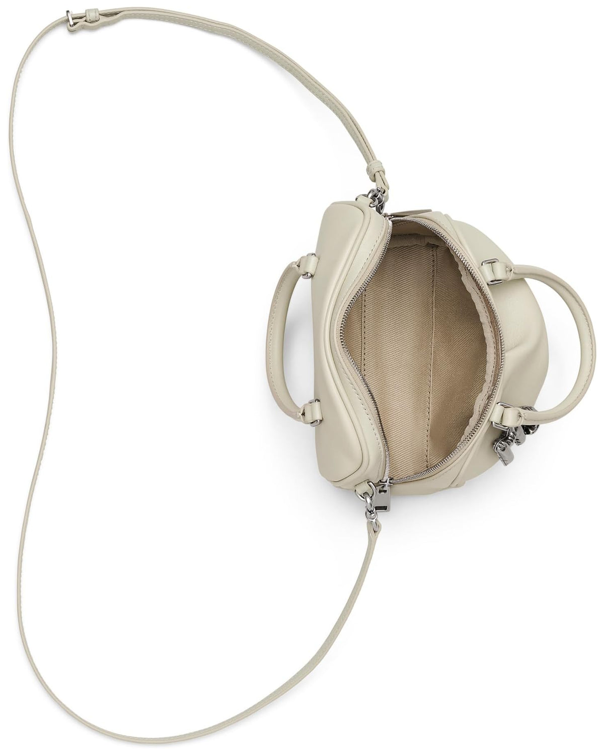 Marc Jacobs The Micro Wave — open bag with strap